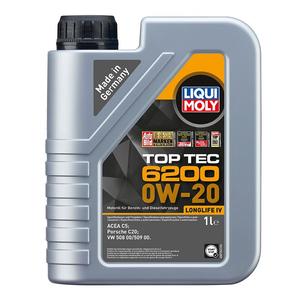 LIQUI MOLY Top Tec 6200 0W-20 sintētiskā motoreļļa 1 l