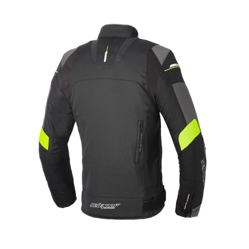 Motocikla jaka SEVENTY DEGREES SD-JR69 black-fluo yellow