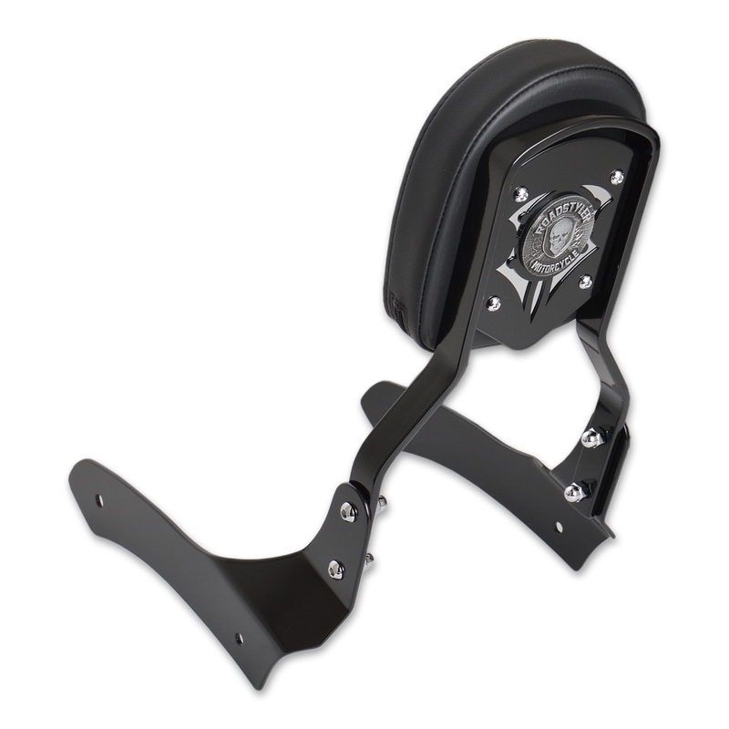 Priekšējā pasažiera atzveltne - KAWASAKI Vulcan S 650 ar RoadStyler motīvu melns matēts