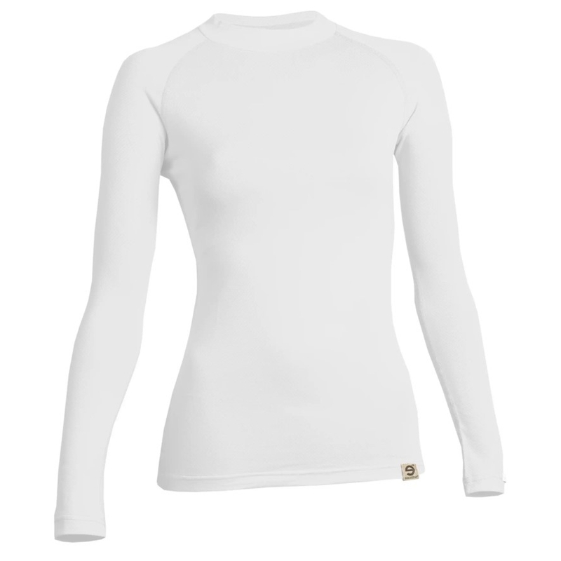Sieviešu termo krekls nanosilver® Raglan balts - garām piedurknēm
