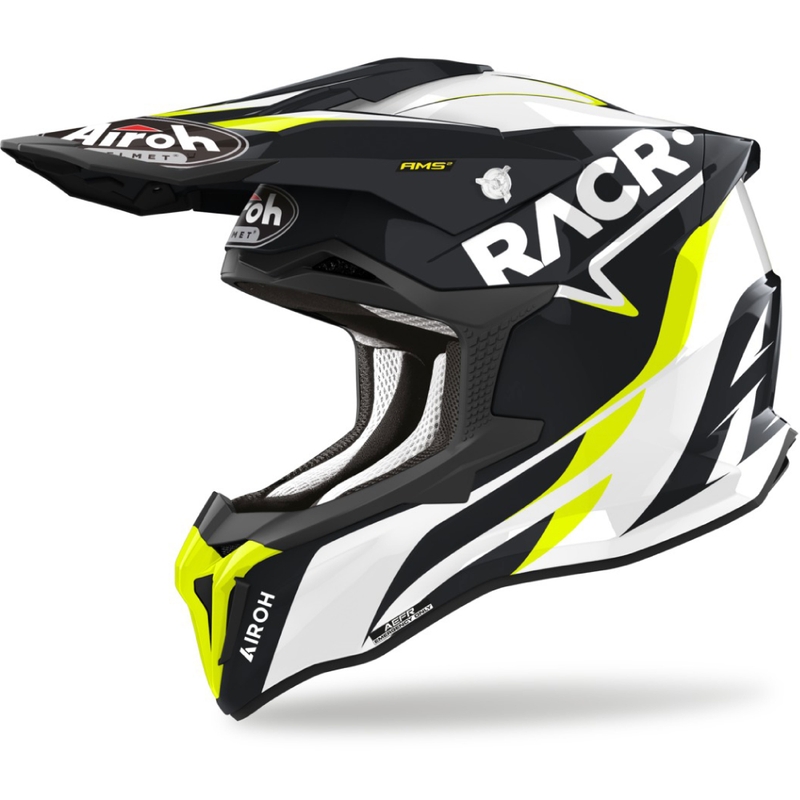 Motokrosa ķivere Airoh Strycker Racr 2024 spīdīga izpārdošana