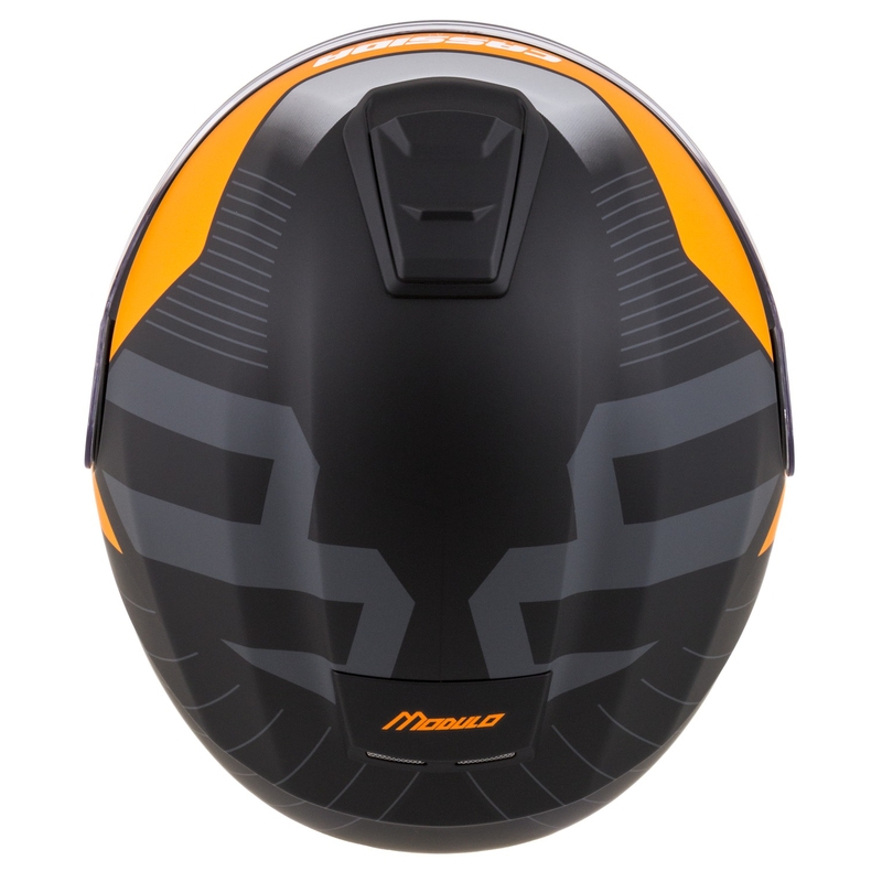 Cassida Modulo 2.1 Profile flip-up moto ķivere matēta melna-pelēka-oranža