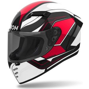 Integrēta motociklu ķivere Airoh CONNOR Dunk spīdīgi sarkana