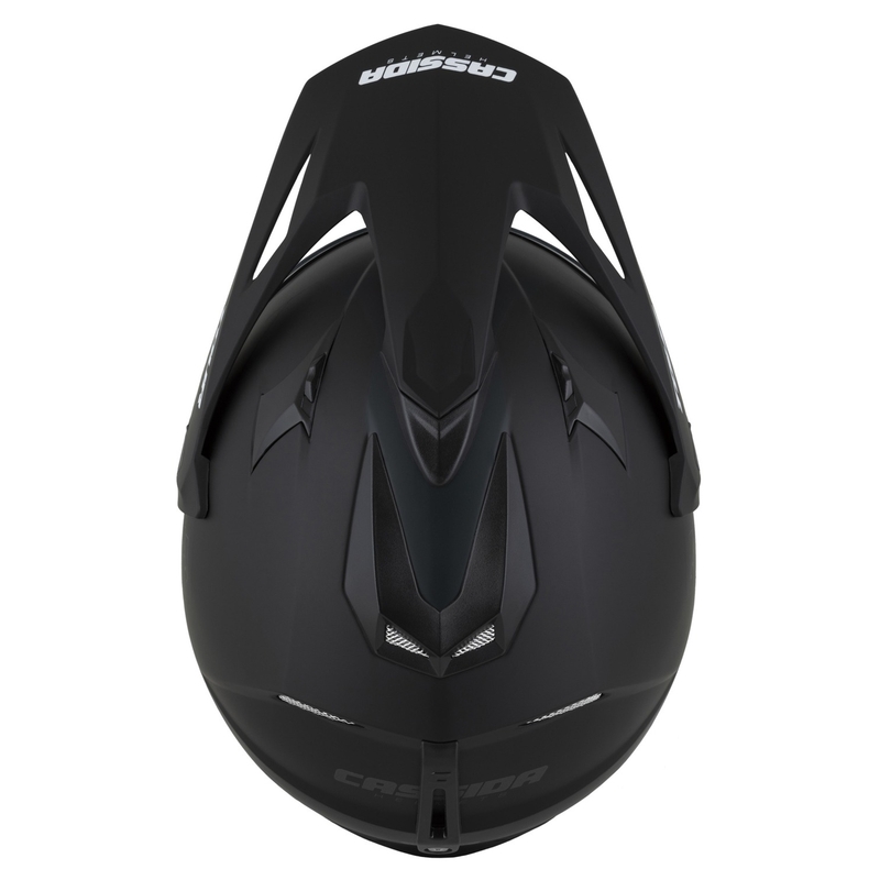 Enduro ķivere Cassida Tour 2.0 Dual matēta melni pelēka ar melnu matētu vizieri