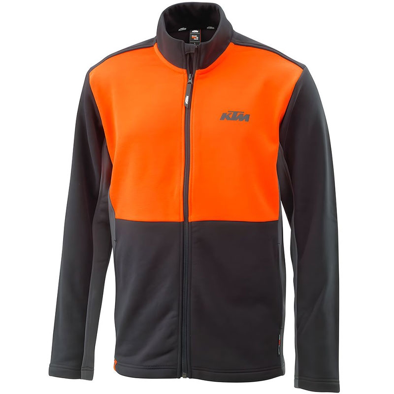 Svīteris ar kapuci KTM Mechanic Zip black-orange