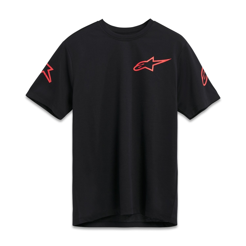 T-krekls Alpinestars Shouldered Performance black