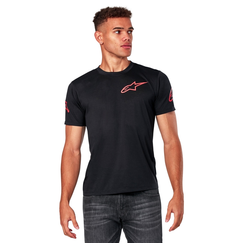 T-krekls Alpinestars Shouldered Performance black