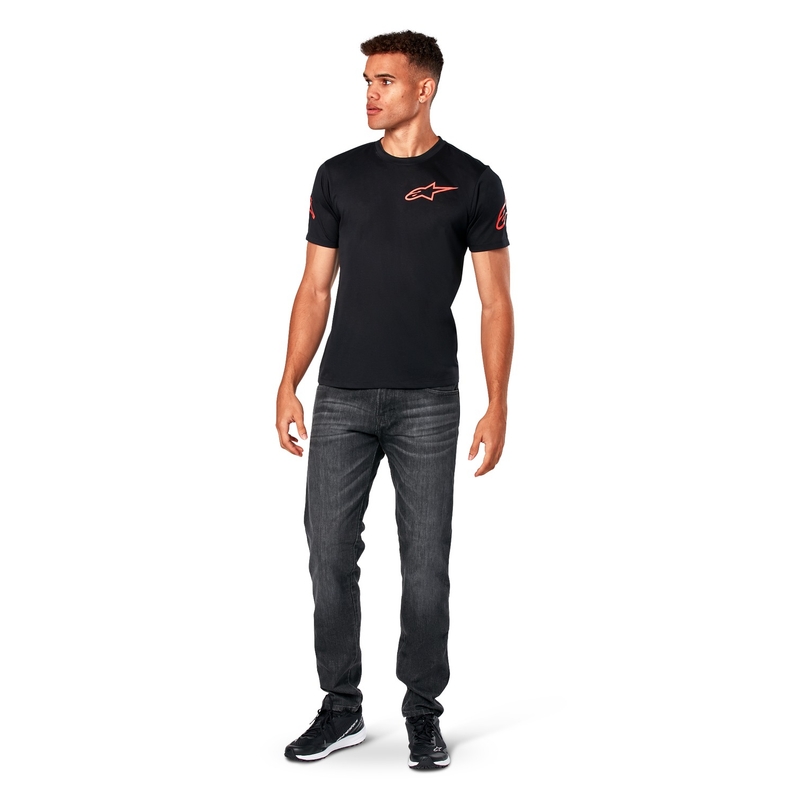 T-krekls Alpinestars Shouldered Performance black