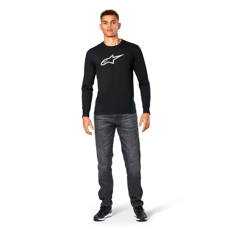 Tričko s dlouhým rukávem Alpinestars Backhand CSF černé