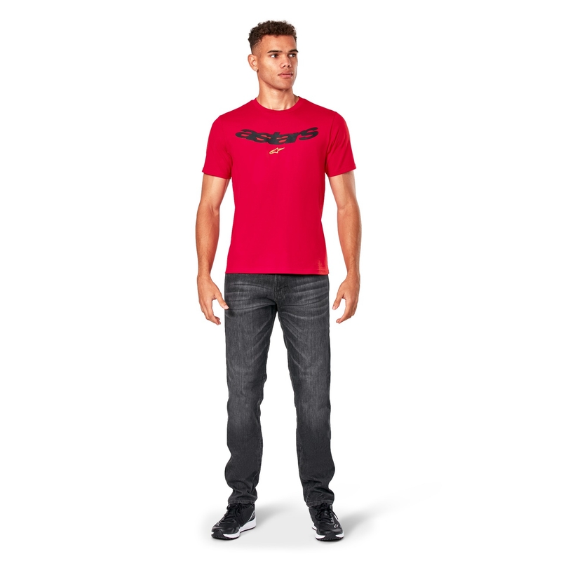 T-krekls Alpinestars Elliptic CSF sarkans