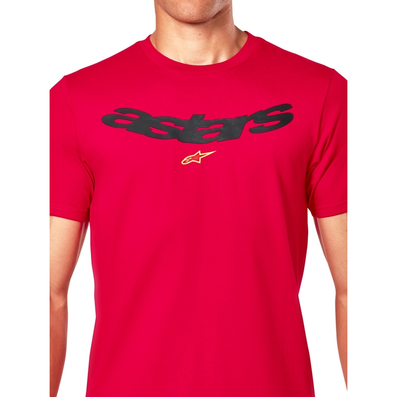 T-krekls Alpinestars Elliptic CSF sarkans
