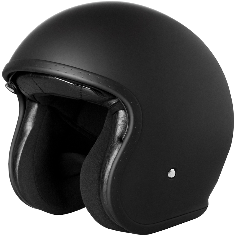 Atvērt Motociklu ķivere Street Racer Shadow II matēts melns