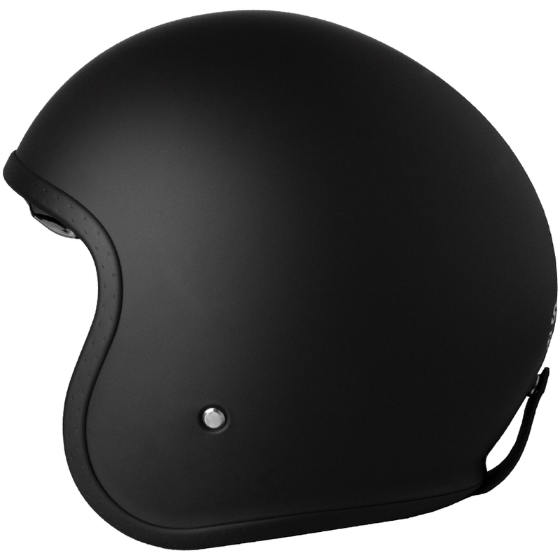 Atvērt Motociklu ķivere Street Racer Shadow II matēts melns