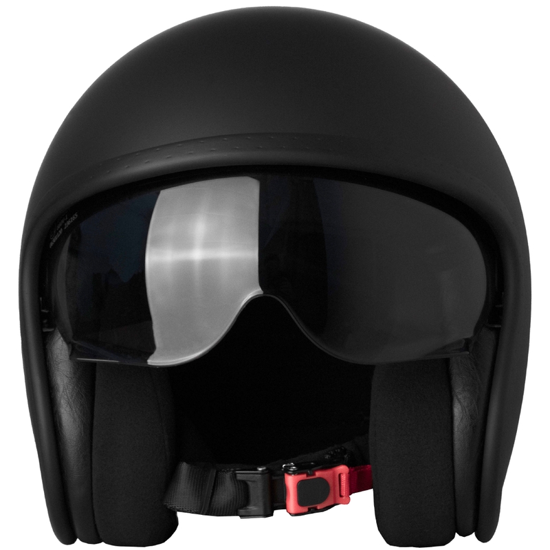 Atvērt Motociklu ķivere Street Racer Shadow II matēts melns