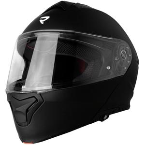 Street Racer Fury atveramā motocikla ķivere, matēti melna