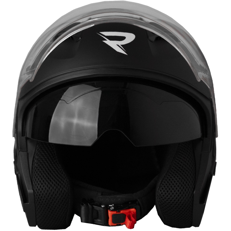 Atvērtā motocikla ķivere Street Racer Sonic matēti melna