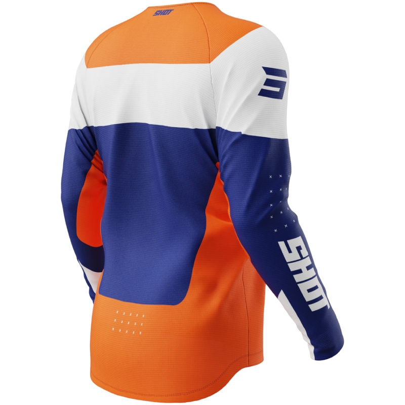 Bērnu motokrosa krekliņš Shot Draw League oranžs