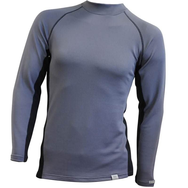 Vīriešu termokrekls nanosilver® Merino Stone pelēk-melns izpārdošana