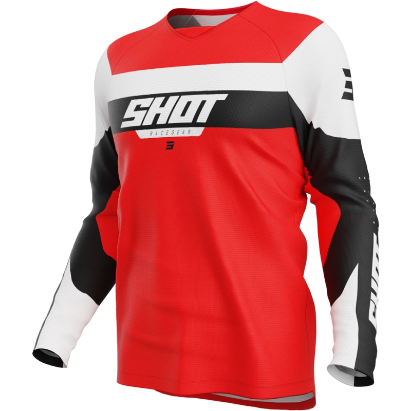 Dětský motokrosový dres Shot Draw League červený