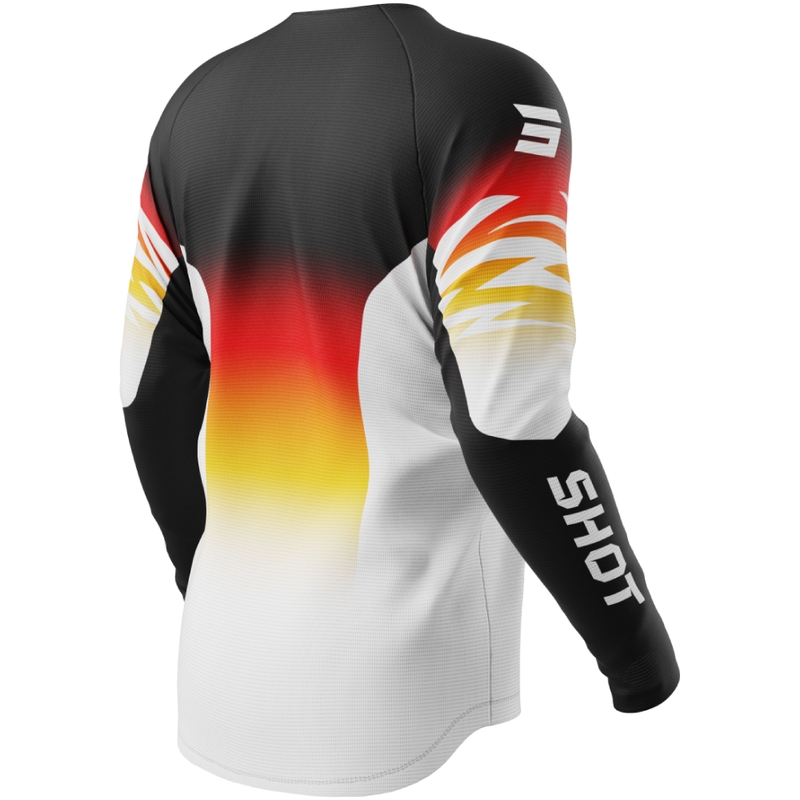Bērnu motokrosa krekliņš Shot Draw X-Trem oranžs