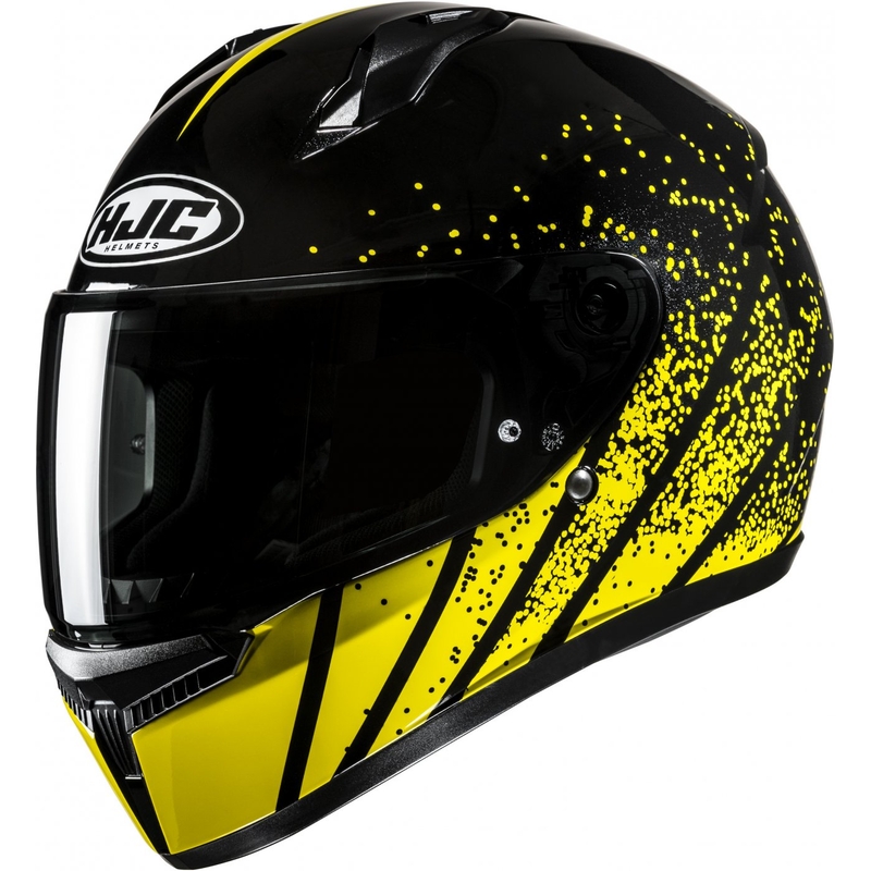 Integrēta motociklistu ķivere HJC C10 Haven MC3 melni dzeltena