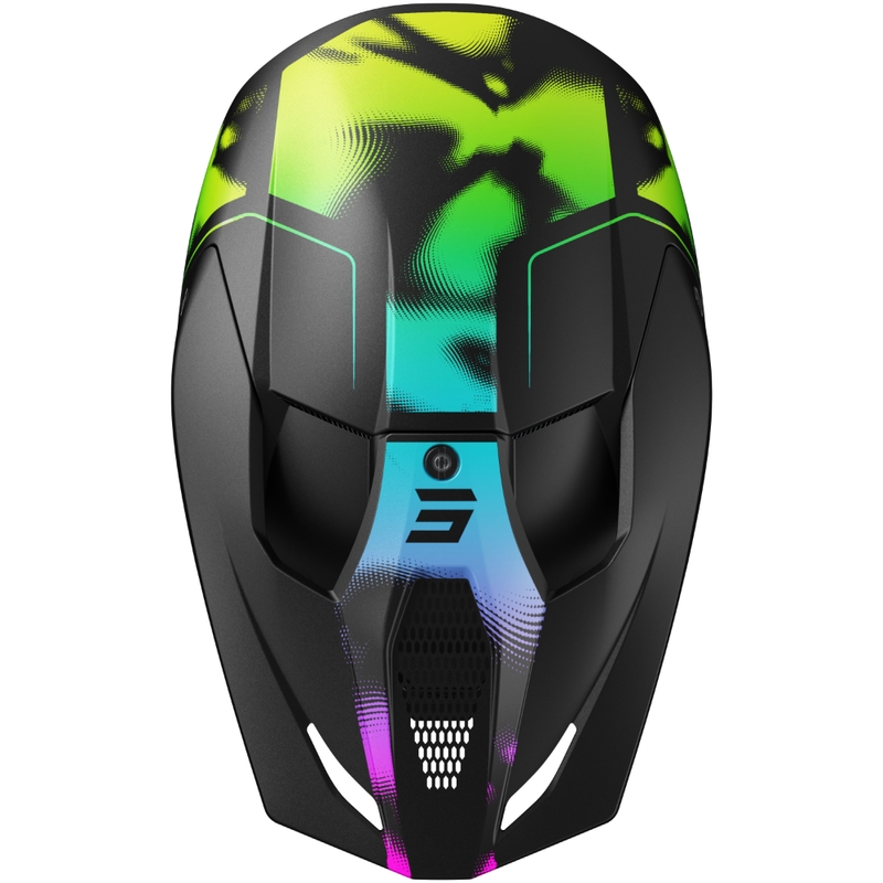 Motokrosa ķivere Shot Race Nitro matēts melns