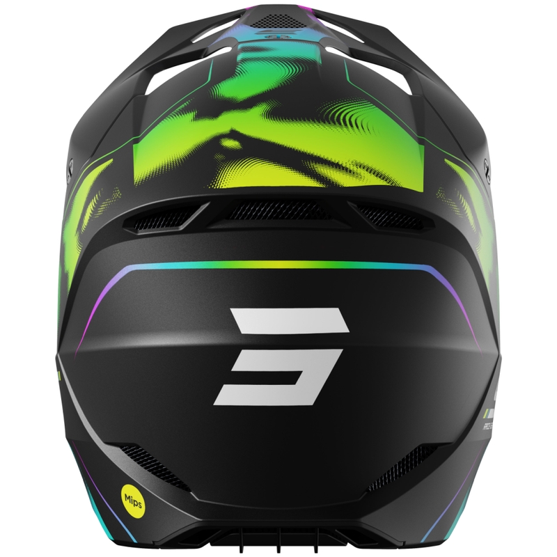 Motokrosa ķivere Shot Race Nitro matēts melns
