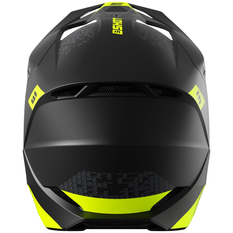 Motokrosa ķivere Shot Furious Draw fluo dzeltena