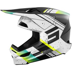 Motokrosa ķivere Shot Furious Mirage blue-fluo yellow