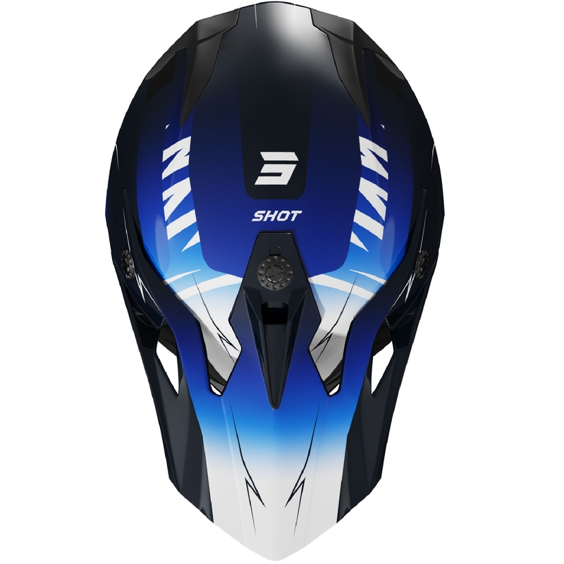 Dětská motokrosová helma Shot Pulse X-Trem modrá