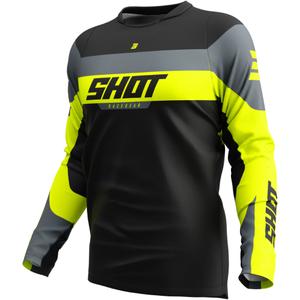 Motokrosa krekliņš Shot Devo League fluo dzeltens