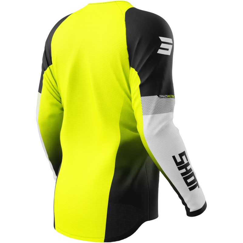 Motokrosa krekliņš Shot Draw Instinct fluo dzeltens