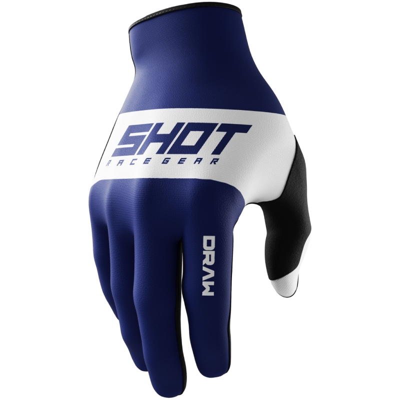 Motokrosa cimdi Shot Draw Sky blue