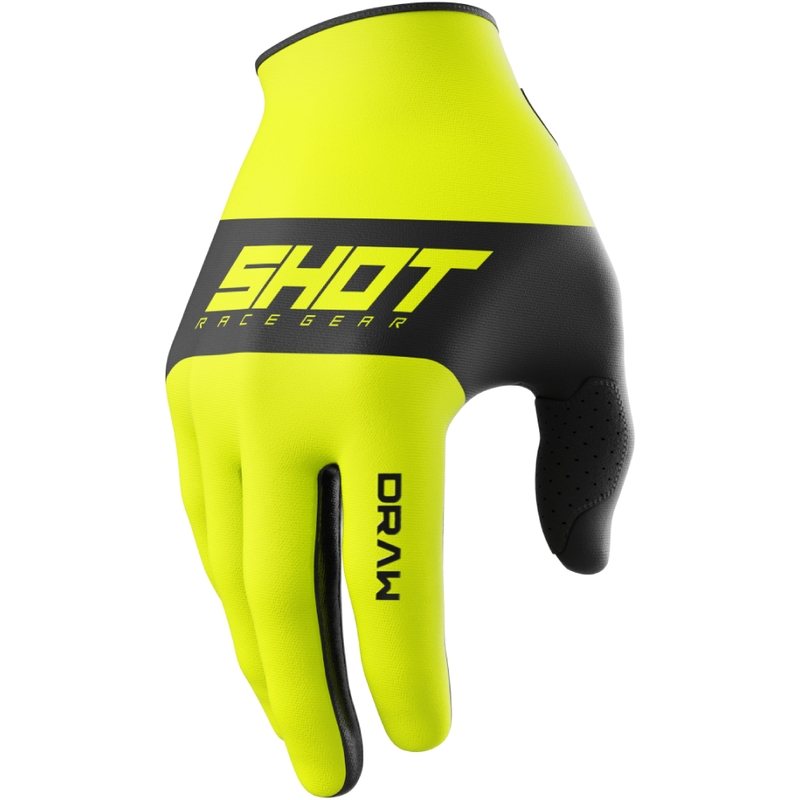 Motokrosa cimdi Shot Draw Sky fluo yellow