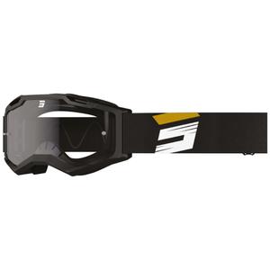 Motokrosa brilles Shot Assault 2.0 Claw gold ar caurspīdīgu pleksi