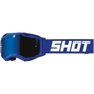 Motokrosa brilles Shot Assault 2.0 Solid blue ar iridija pleksi