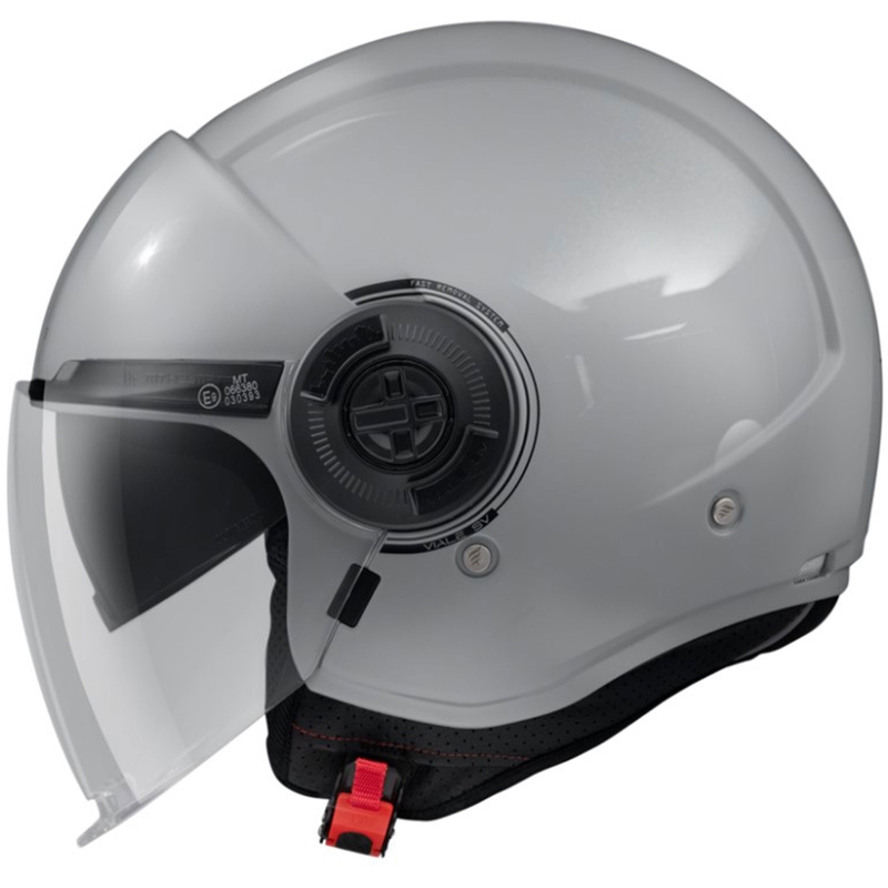 Atvērt Motociklu ķivere MT Viale SV S Solid Grey Gloss