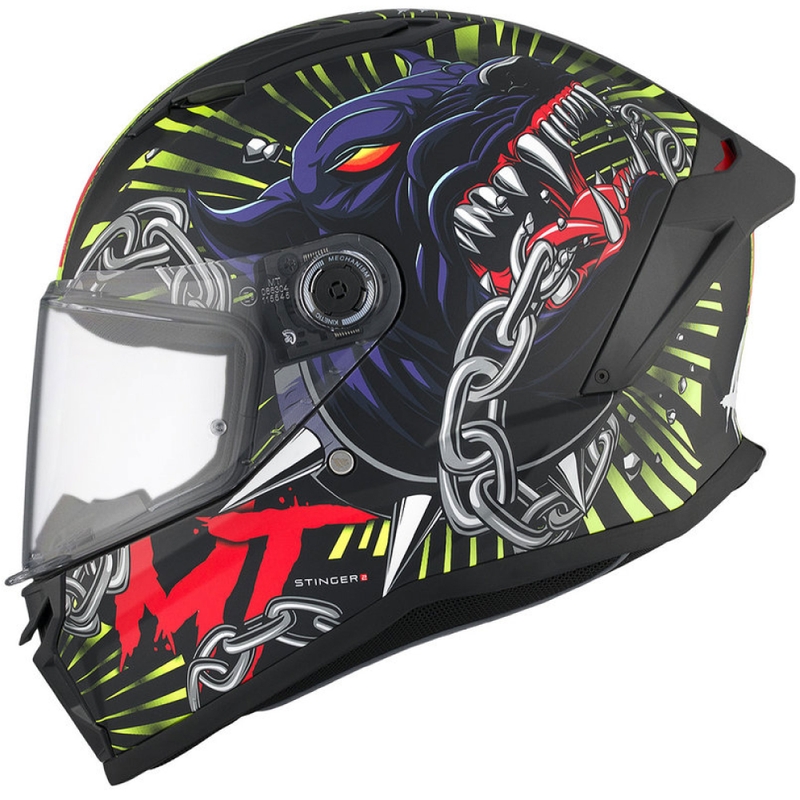 MT Stinger 2 Akin integrālā motociklu ķivere matēta