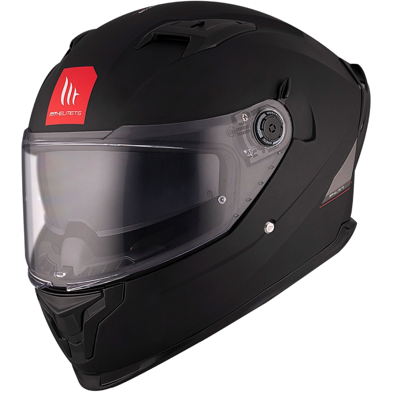 MT BRAKER SV SOLID A1 integrālā moto ķivere spīdīgi melna