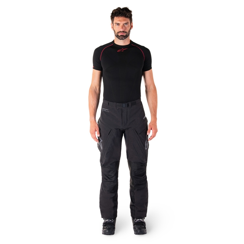 Alpinestars Hyde XT moto bikses melnas un sarkanas