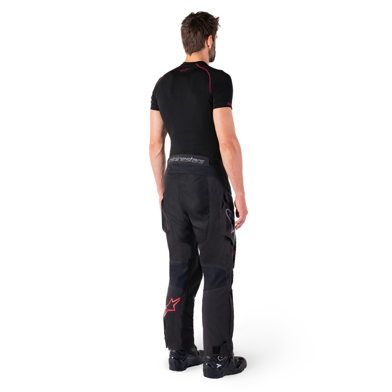 Alpinestars Hyde XT moto bikses melnas un sarkanas