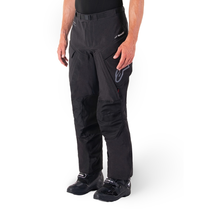 Alpinestars Hyde XT moto bikses melnas un sarkanas