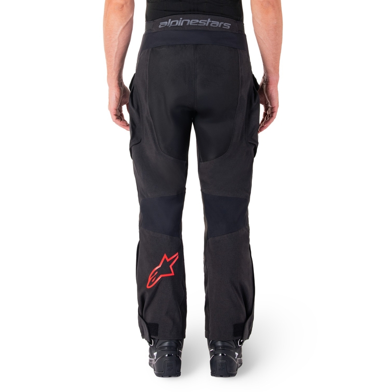 Alpinestars Hyde XT moto bikses melnas un sarkanas