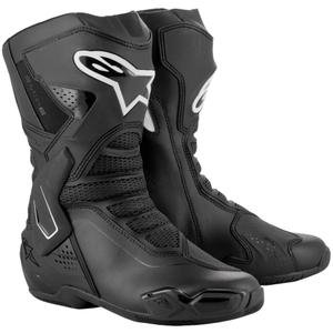 Sieviešu Alpinestars Stella SMX-6 3 melnbalti motociklu zābaki