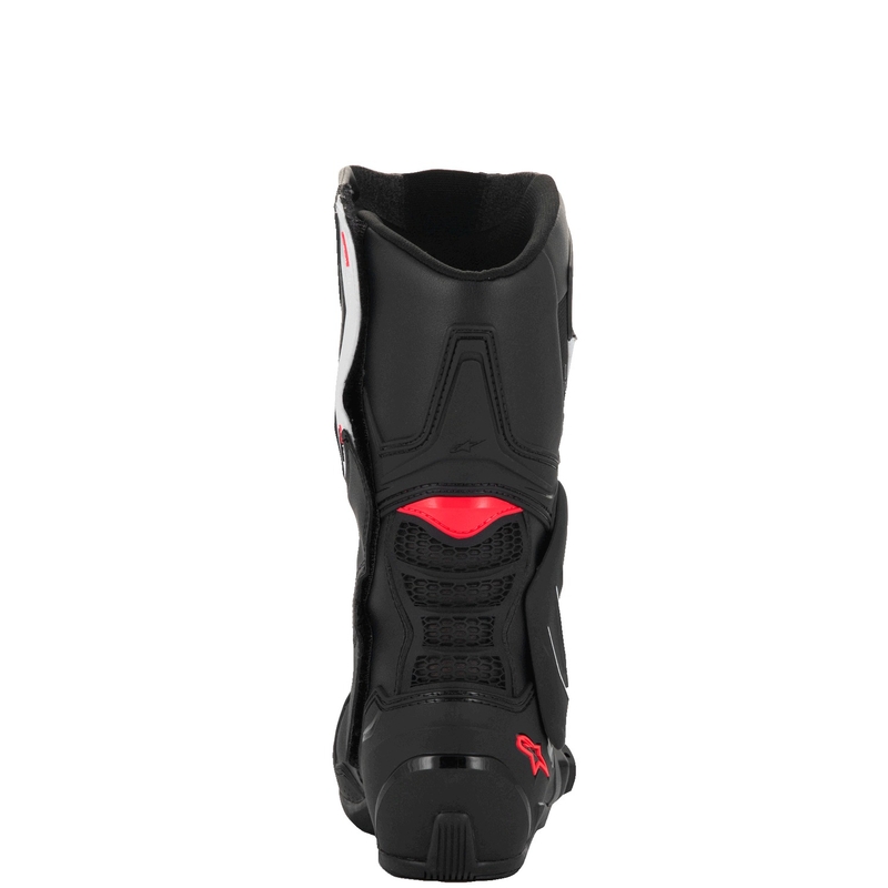Alpinestars Sieviešu Stella SMX-6 3 melni, balti un rozā motociklu zābaki
