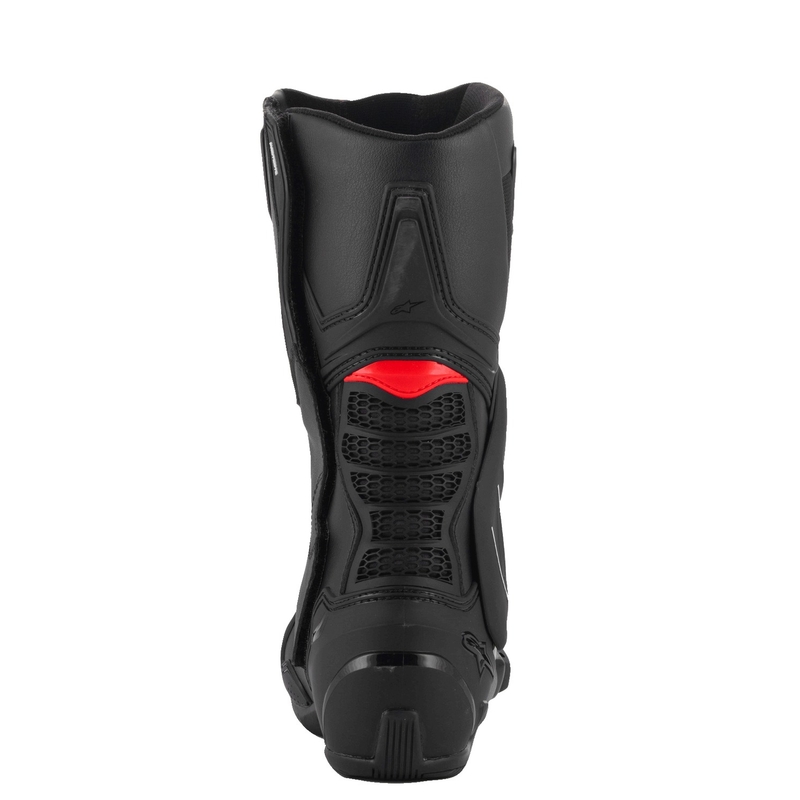 Alpinestars SMX-6 3 melni-fluo sarkani motocikla zābaki