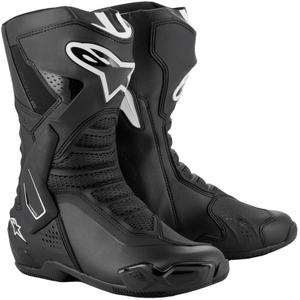 Alpinestars SMX-6 3 melni un balti motocikla zābaki