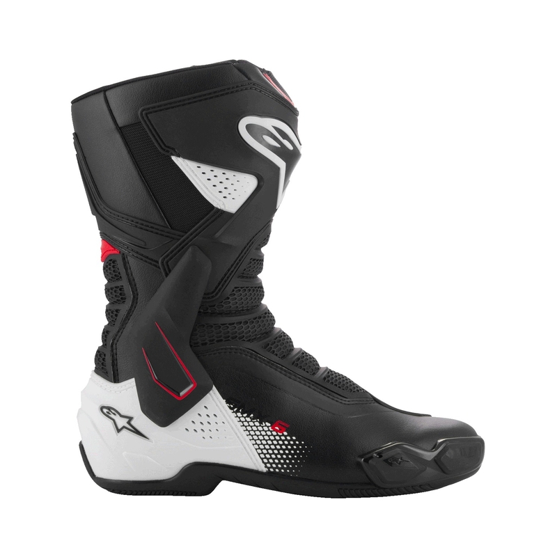 Alpinestars SMX-6 3 melni-balti-sarkani motocikla zābaki