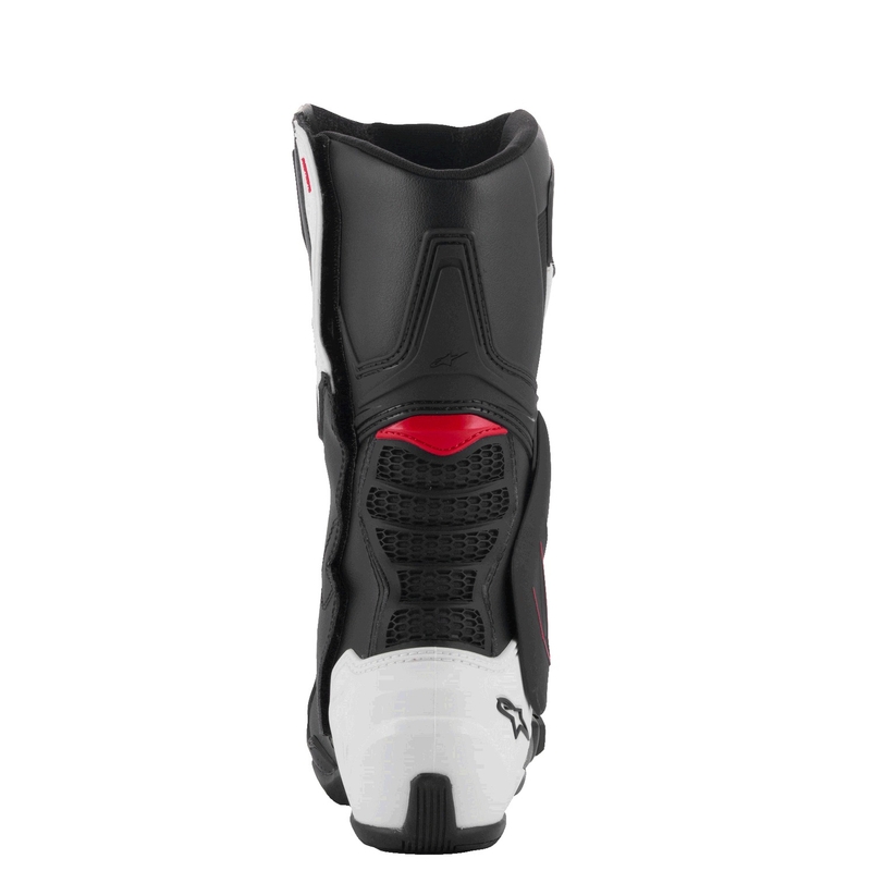 Alpinestars SMX-6 3 melni-balti-sarkani motocikla zābaki