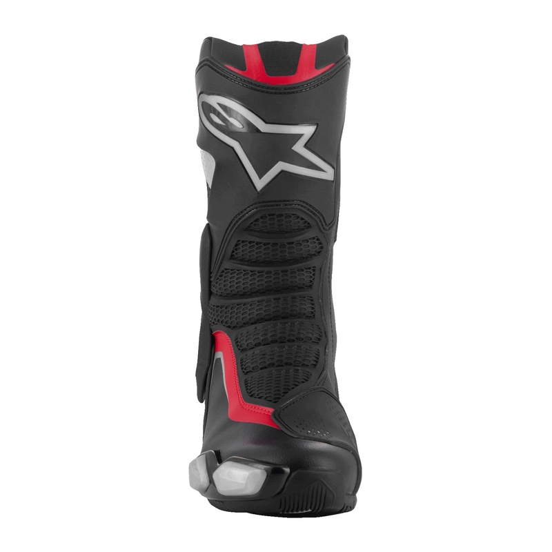 Alpinestars SMX-6 3 melni-sudraba-sarkani motocikla zābaki